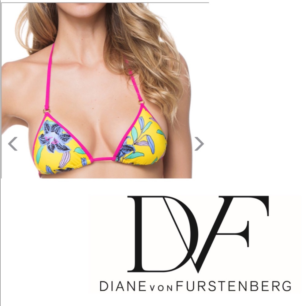 Diane Von Furstenburg Ring Sliding Triangle Top